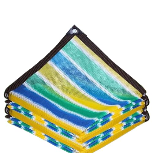Sonnenschutznetz Garten Windschutznetz 99% Schattierungsnetz Beschattung und Wärmeisolierung mit ösen for Pflanze Gewächshaus Scheune Außen Hof Dach(16.4x45.9 ft/5.0x14.0 m) von Generic