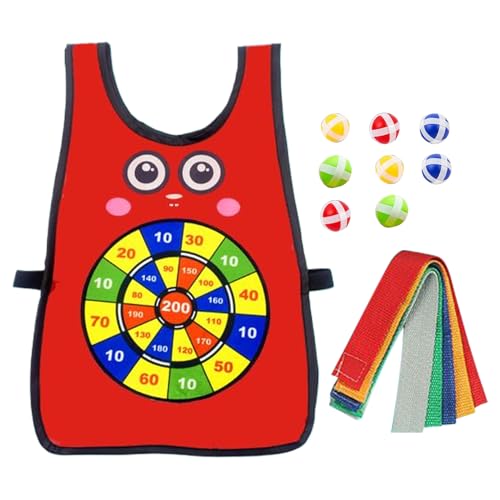Spiel mit selbstklebender Weste - Ballspiel - waschbare Sportausrüstung für Kinder Jugendliche Erwachsene nach innen außen Schule PE Park Spielplatz Rasen Hof von Generic
