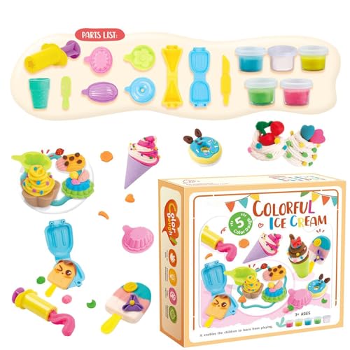 Spielen Sie Farbpaste – Set aus Kunstton, Modellierwerkzeug-Set | Kreatives Spiel aus Teig für Jungen, Küche, Ton, Geburtstag, Weihnachten, lustiges Lernspielzeug P Spielen Sie Farbpaste – Set aus Kunstton, Modellierwerkzeug-Set | Kreatives Spiel aus Teig für Jungen, Küche, Ton, Geburtstag, Weihnachten, lustiges Lernspielzeug P von Generic