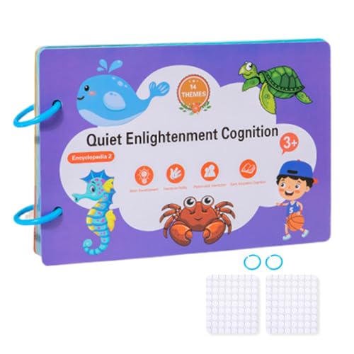 Spielzeug-Aufkleberbuch, Puzzle-Aufkleberbuch – Wiederverwendbares Puzzle-Kunst-Aufkleberbuch, Aktivitätsbücher mit tragbaren Aufklebern, Lern-Enzyklopädie und Silenci Buch Spielzeug-Aufkleberbuch, Puzzle-Aufkleberbuch – Wiederverwendbares Puzzle-Kunst-Aufkleberbuch, Aktivitätsbücher mit tragbaren Aufklebern, Lern-Enzyklopädie und Silenci Buch von Generic