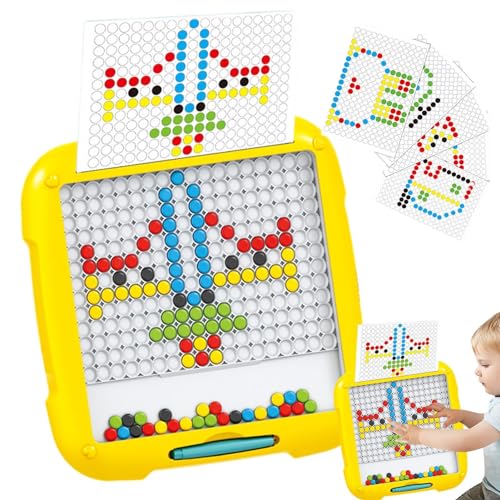 Spielzeug für Kleinkinder, magnetisch, Kritzeltafel, Kunsttafel mit Zeichenpunkten, großes magnetisches Zeichenbrett für 3 bis 8 Jahre, Mädchen und Jungen von Generic