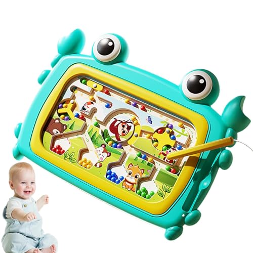 Spielzeug zum Sortieren von Farben, Magnetisches Farblabyrinthbrett, interaktiver Zeichentisch in Krabbenform, multifunktionales sensorisches Spielzeug Spielzeug zum Sortieren von Farben, Magnetisches Farblabyrinthbrett, interaktiver Zeichentisch in Krabbenform, multifunktionales sensorisches Spielzeug von Generic