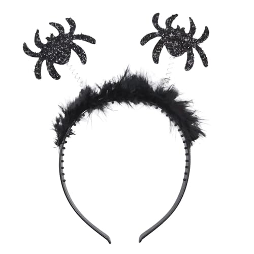 Spinnennetz Stirnband - Halloween-Stirnbänder für Frauen - Halloween Stirnbänder Spinne, Geisterkostüm Mädchen, großes elastisches Halloween-Kostümzubehör für Mottopartys Spinnennetz Stirnband - Halloween-Stirnbänder für Frauen - Halloween Stirnbänder Spinne, Geisterkostüm Mädchen, großes elastisches Halloween-Kostümzubehör für Mottopartys von Generic