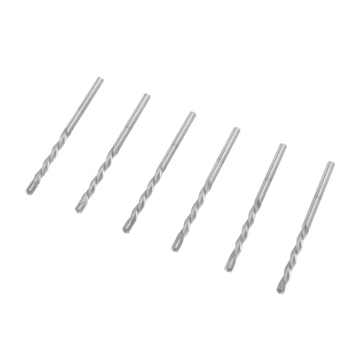 Spiralbohrbit Set, Schneiden von Bohrern 29 Mm Schnitttiefe 50pcs 1/8 Zoll Vielseitiger Verwendung für Holzfaserfaserglas (SILVER) von Generic