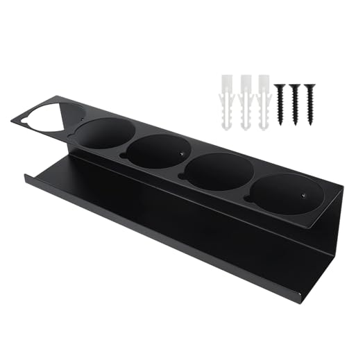 Sprühdosenhalter: Sprühlack-Organizer, Gleitmittelflaschenregal | Stahl-Sprühdosen-Organizer mit 5-Loch-Dosenablage, p von Generic