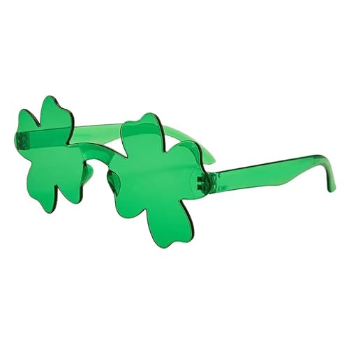 St. Patricks Day Brille grüne Kleeblatt Brille irische Feiertags Kostüm Accessoire Foto Requisiten Cosplay Partyzubehör Haus St. Patricks Day Dekorativ Dekorationen von Generic