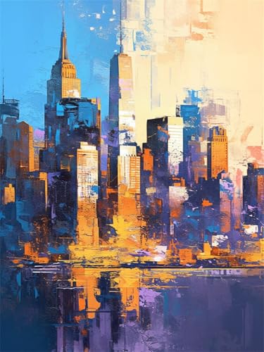 Stadt Diamond Painting Erwachsene 45x60cm Diamond Painting Klein Bastelset Kinder ab 6 jahre Diamant Malerei Landschaft Diamanten Malen Nach Zahlen Crystal Cross Stickerei Malerei Kits für Dekor z10-t Stadt Diamond Painting Erwachsene 45x60cm Diamond Painting Klein Bastelset Kinder ab 6 jahre Diamant Malerei Landschaft Diamanten Malen Nach Zahlen Crystal Cross Stickerei Malerei Kits für Dekor z10-t von Generic