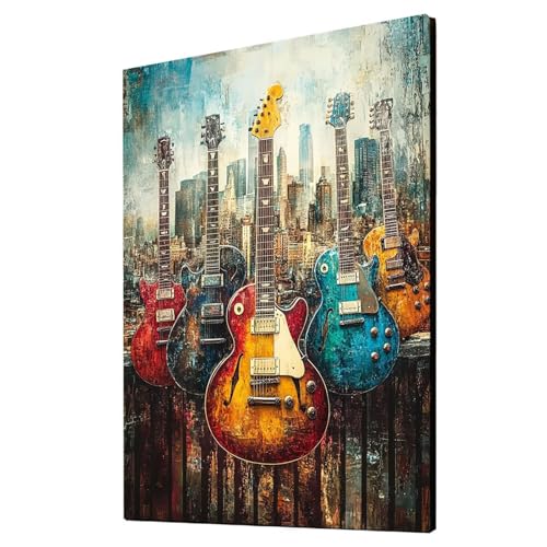 Stadt Malen Nach Zahlen Erwachsene Gitarre Malen Nach Zahlen 80x110cm DIY Basteln Erwachsene Klarheit Farbe Leinwan Bilder mit Acrylfarben Set 3 Typen Pinsel für Wanddeko Wohnzimmer, Geschenke 2YH2238 Stadt Malen Nach Zahlen Erwachsene Gitarre Malen Nach Zahlen 80x110cm DIY Basteln Erwachsene Klarheit Farbe Leinwan Bilder mit Acrylfarben Set 3 Typen Pinsel für Wanddeko Wohnzimmer, Geschenke 2YH2238 von Generic
