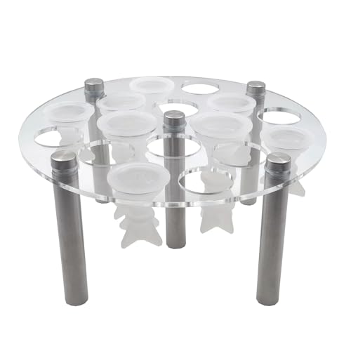 Ständer mit 5 Beinen – Premium-Aufbewahrungsbox, Epoxidharz-Formen, kompakter Schach-Organizer | Reise-Schachspiel-Aufbewahrungsbox, langlebiger Münzhalter für die Prote von Generic
