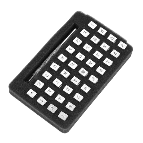 Stahlbuchstaben Leamer, Bohrleder Leder -Leder -Leder -Werkzeug aus Leder, um in -Lederleder zu Drucken (3 mm) von Generic