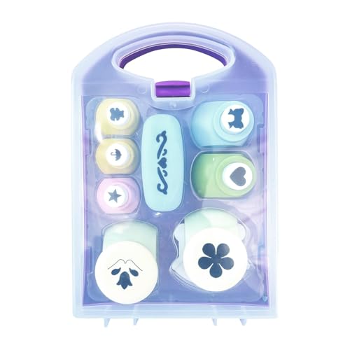 Stanzschablonen Set - Große Prägewerkzeug zum Prägen von Sammelalben 8X | Prägegerät für Kinder Star Flower Maker Shaper Stanzschablonen Set - Große Prägewerkzeug zum Prägen von Sammelalben 8X | Prägegerät für Kinder Star Flower Maker Shaper von Generic