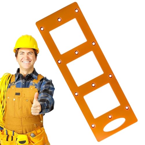 Steckschablone für Steckdosen, Schablone für Steckdosen, Montage von Wanddosen mit Loch zum Aufhängen, Schablonenwerkzeug für Steckdosen von Generic