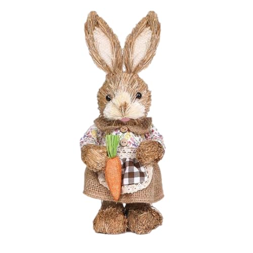Stehender Osterhase Osterhase, Osterdekoration in Form eines , niedlicher Frühlingshasen Statue, 32 cm, Feiertagstisch-Herzstück, -Cartoon-Tier für , Tisch Stehender Osterhase Osterhase, Osterdekoration in Form eines , niedlicher Frühlingshasen Statue, 32 cm, Feiertagstisch-Herzstück, -Cartoon-Tier für , Tisch von Generic