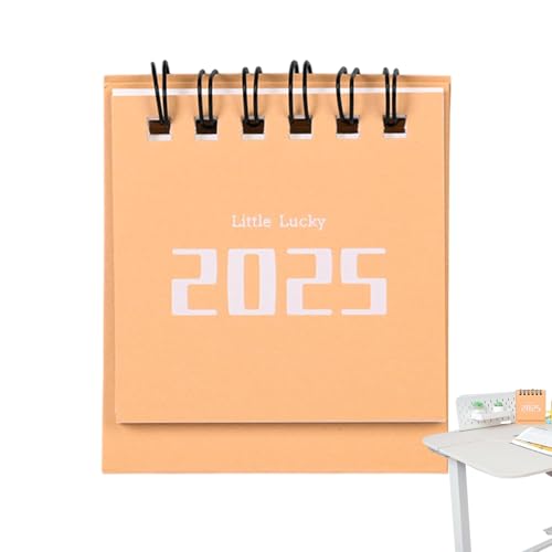 Stehkalender Tischkalender Kalender Klein 2025 Schreibtischdeko Stehender Notizblock Kalender für Zuhause und Schule von Generic