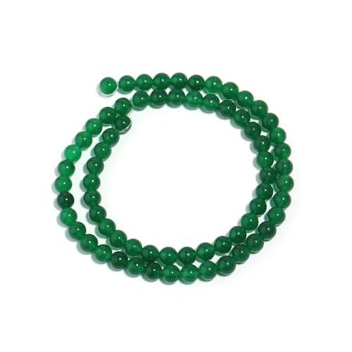 Steinperlen, DIY-Schmuck, ES, natürliche Smaragdfarbe, lose Perlen, 6 mm, 57 Stück von Generic