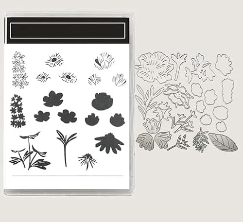 Stempel und Stanzformen für Kartenherstellung, Weihnachtsstempel und Stanzformen-Set für verschiedene Festivals, Alben, Scrapbooking, Geburtstage, Grußkarten (Stanz- und Stempel-Set) (M2423) von Generic