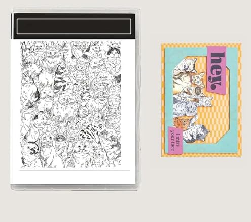 Stempel und Stanzformen für Kartenherstellung, Weihnachtsstempel und Stanzformen-Set für verschiedene Festivals, Alben, Scrapbooking, Geburtstage, Grußkarten (Stanz- und Stempel-Set) (MP003) von Generic