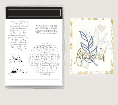 Stempel und Stanzformen für Kartenherstellung, Weihnachtsstempel und Stanzformen-Set für verschiedene Festivals, Alben, Scrapbooking, Geburtstage, Grußkarten (Stanz- und Stempel-Set) (MP035) von Generic
