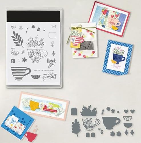 Stempel und Stanzformen für Kartenherstellung, Weihnachtsstempel und Stanzformen-Set für verschiedene Festivals, Alben, Scrapbooking, Geburtstage, Grußkarten (Stanz- und Stempel-Set) (YG5647) von Generic