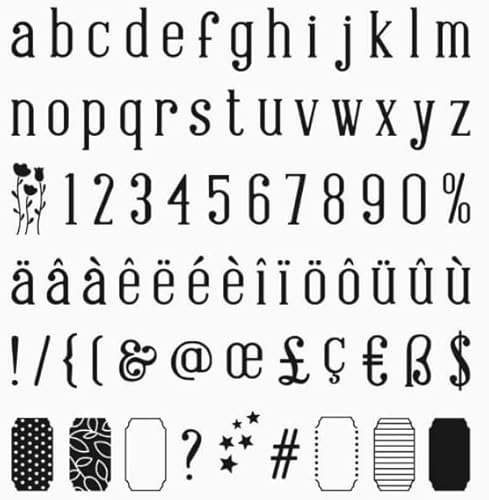 Stempel und Stanzformen für Kartenherstellung, Weihnachtsstempel und Stanzformen-Set für verschiedene Festivals, Alben, Scrapbooking, Geburtstage, Grußkarten (Stanz- und Stempel-Set) (YG5680) von Generic