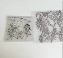 Stempel und Stanzformen für Kartenherstellung, Weihnachtsstempel und Stanzformen-Set für verschiedene Festivals, Alben, Scrapbooking, Geburtstage, Grußkarten (Stanz- und Stempel-Set) (YG5797) von Generic