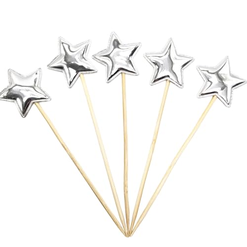 Stern-Kuchenaufsatz – 5 x sternförmige Kucheneinsätze | Lebensmittelechte Stern-Cupcake-Topper, Stern-Geburtstagskuchenaufsatz | Geburtstagskuchenaufsätze für | Lebensmittel-Kuchendekoration Stern-Kuchenaufsatz – 5 x sternförmige Kucheneinsätze | Lebensmittelechte Stern-Cupcake-Topper, Stern-Geburtstagskuchenaufsatz | Geburtstagskuchenaufsätze für | Lebensmittel-Kuchendekoration von Generic