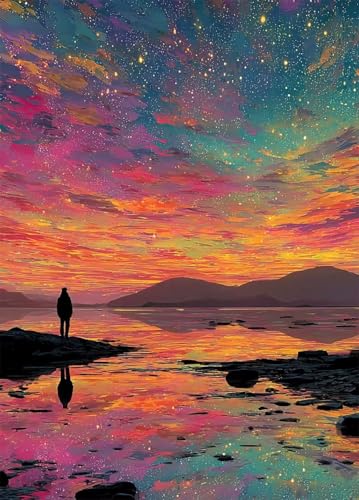 Sternenhimmel Diamond Painting Erwachsene, Diamond Painting Landschaft Crystal Art Muster 5D DIY Quadratische Steine Vollbohrer Mosaik Bastelset Erwachsene, Deko Wohnzimmer 80 x 110 cm -bby25079I Sternenhimmel Diamond Painting Erwachsene, Diamond Painting Landschaft Crystal Art Muster 5D DIY Quadratische Steine Vollbohrer Mosaik Bastelset Erwachsene, Deko Wohnzimmer 80 x 110 cm -bby25079I von Generic