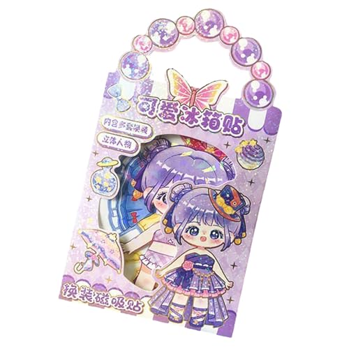 Sticker-Anziehbücher, Stickerbuch-Set für Mädchen - Prinzessin Wiederverwendbare Anziehaufkleber, Mode-Aktivitätsbuch | Themen-Stickerbuch mit Mehreren Outfits, wasserfester Stickerblock für Sticker-Anziehbücher, Stickerbuch-Set für Mädchen - Prinzessin Wiederverwendbare Anziehaufkleber, Mode-Aktivitätsbuch | Themen-Stickerbuch mit Mehreren Outfits, wasserfester Stickerblock für von Generic