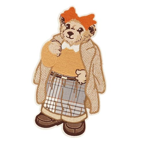 Stickerei-Aufnäher für Kleidung, niedliche -Applikationen für Jeans, Cartoon-Bär-Stickerei-Flicken, Nähapplikation, Reparatur für Kleidung, Hut, Tasche Stickerei-Aufnäher für Kleidung, niedliche -Applikationen für Jeans, Cartoon-Bär-Stickerei-Flicken, Nähapplikation, Reparatur für Kleidung, Hut, Tasche von Generic