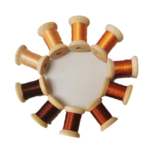 Stickgarn, 100 % natürliche Maulbeerseide, 20–22 m pro Farbe, Nr. 76, 10 Spulen von Generic