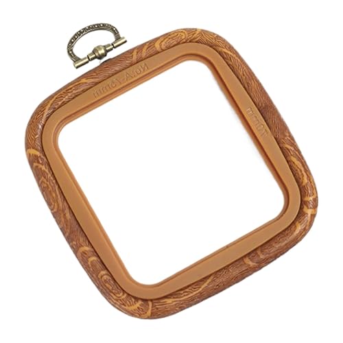 Stickrahmen, Stickrahmen zum Präsentieren - Quadratischer Stickrahmen aus Holz imitiert Quadratischer Stickrahmen Imitiertes Holz - für runde Quilten mit Kreisring für Stickerei Stickrahmen, Stickrahmen zum Präsentieren - Quadratischer Stickrahmen aus Holz imitiert Quadratischer Stickrahmen Imitiertes Holz - für runde Quilten mit Kreisring für Stickerei von Generic