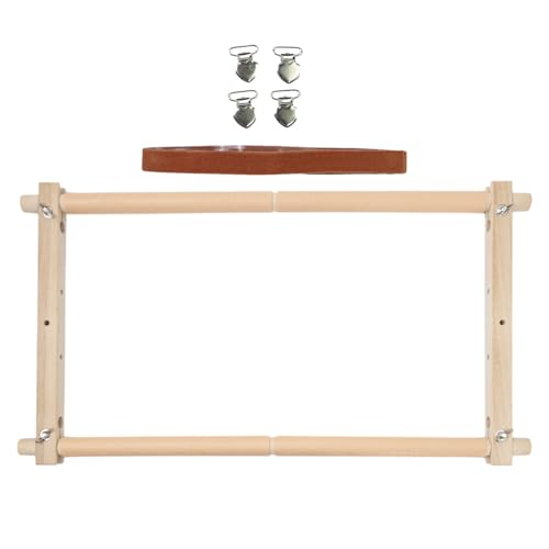 Stickrahmen Ständer - Handwerksschild, Holzkunstrahmen | 21.46x12.01 Zoll Multifunktionale Stichstiche Rahmen, Anfängernadelhalter, Nähgeräte mit Anweisungen für Heimprojekte Stickrahmen Ständer - Handwerksschild, Holzkunstrahmen | 21.46x12.01 Zoll Multifunktionale Stichstiche Rahmen, Anfängernadelhalter, Nähgeräte mit Anweisungen für Heimprojekte von Generic