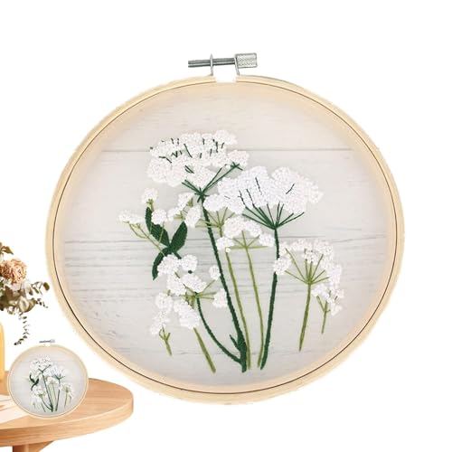 Stickset für Anfänger, Handstickerei-Set, handgefertigtes Stickerei-Set mit Muster und Anleitung, Stoffgarn, Nadeln und Handstickzubehör für den Prinzen Stickset für Anfänger, Handstickerei-Set, handgefertigtes Stickerei-Set mit Muster und Anleitung, Stoffgarn, Nadeln und Handstickzubehör für den Prinzen von Generic