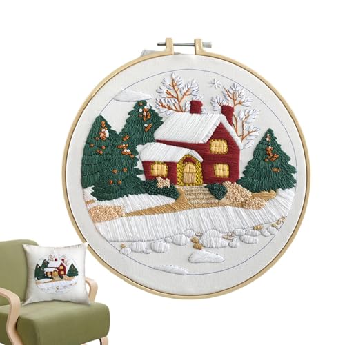 Stickset für Kissenbezug – Handarbeits-Set, mit Mustern, Bastelbedarf mit speziellen Mustern und Motiven für Erwachsene, Frauen, entspannend Stickset für Kissenbezug – Handarbeits-Set, mit Mustern, Bastelbedarf mit speziellen Mustern und Motiven für Erwachsene, Frauen, entspannend von Generic