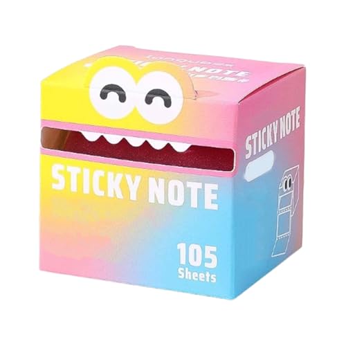 Sticky Notes - Klebezettel, süße Haftnotizblöcke,Leicht zu Beschreiben,zum Hervorheben, Klebezettel Bunt für Büro Zuhause Schule Sitzung (C) von Generic