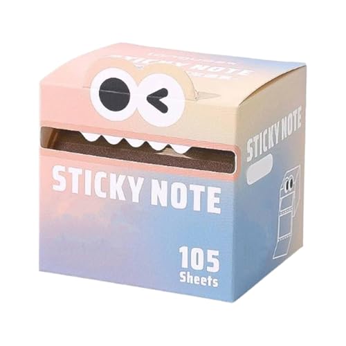 Sticky Notes - Klebezettel, süße Haftnotizblöcke,Leicht zu Beschreiben,zum Hervorheben, Klebezettel Bunt für Büro Zuhause Schule Sitzung (D) von Generic
