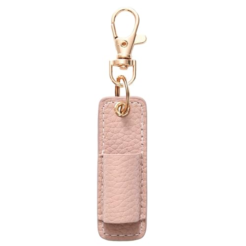 Stifthalter-Clip-Lanyard, Stifthalter-Clip für Umhängeband - Hals-Klemmbrett-Bleistift-Clip-Halter | Tragbarer Stifthalter aus Leder, Hals-Stifthalter, Schlüsselanhänger für Stifte, Kugelschreiber, Bl von Generic