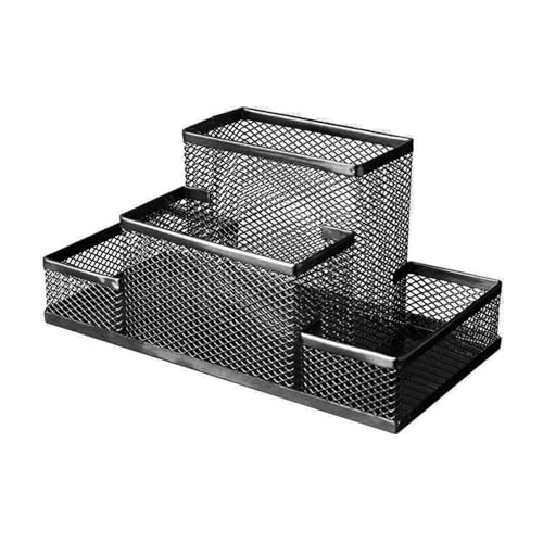 Stifthalter aus Netzstoff – moderner Schreibtisch-Organizer, Stiftehalter aus Metall | Schreibtisch-Organizer mit 4 Gittern, Bürobedarf, Stifthalter aus Drahtgeflecht, Kreidebecher Stifthalter aus Netzstoff – moderner Schreibtisch-Organizer, Stiftehalter aus Metall | Schreibtisch-Organizer mit 4 Gittern, Bürobedarf, Stifthalter aus Drahtgeflecht, Kreidebecher von Generic