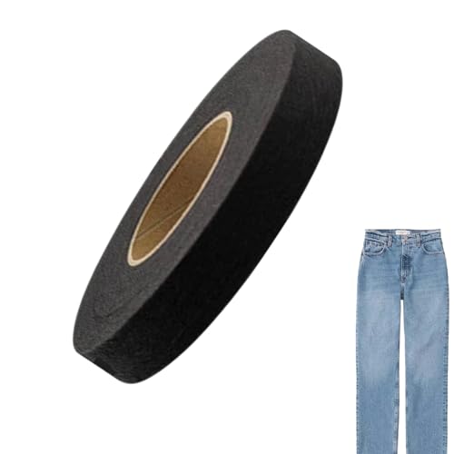 Stoffband am Saum - Eisen auf Hosenkürzung | Zubehör für doppelseitige Nähte zum Verkürzen von Klebstoffen für Kleidung, Spitze, Hosen, Jeans von Generic
