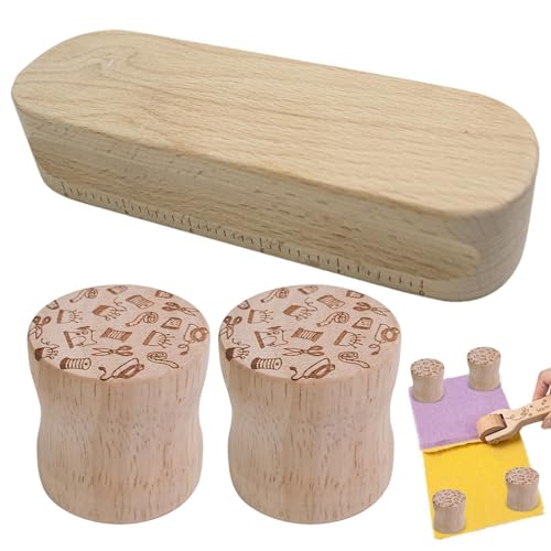Stoffmustergewichte Mustergewichte | Runde Holzgewichte für Modellherstellung, Stoffgewicht zum Nähen, Quilten, Bügeln, Briefbeschwerer zum Schreiben und von Generic