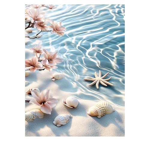 Strand Malen Nach Zahlen Erwachsene Blume Malen Nach Zahlen 30x40CM DIY Basteln Erwachsene Klarheit Farbe Leinwan Bilder mit Acrylfarben Set 3 Typen Pinsel für Wanddeko Wohnzimmer, Geschenke YH2-1215 Strand Malen Nach Zahlen Erwachsene Blume Malen Nach Zahlen 30x40CM DIY Basteln Erwachsene Klarheit Farbe Leinwan Bilder mit Acrylfarben Set 3 Typen Pinsel für Wanddeko Wohnzimmer, Geschenke YH2-1215 von Generic
