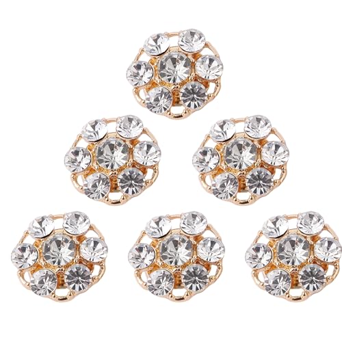 Strassknopfabdeckungen - Bluse - -Clips, Schmuck Schnappschüsse | Abnehmbare Strass-Shirt-Taste, Schnappbutton-Accessoires für Frauenkleidung, Kleider, formelle Outfits von Generic