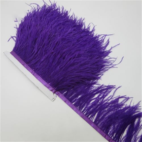 Straußenfedern, Fransen für Rock/Kleid, Straußenfedern, Straußenfeder zum Basteln, 91 cm, Violett Straußenfedern, Fransen für Rock/Kleid, Straußenfedern, Straußenfeder zum Basteln, 91 cm, Violett von Generic