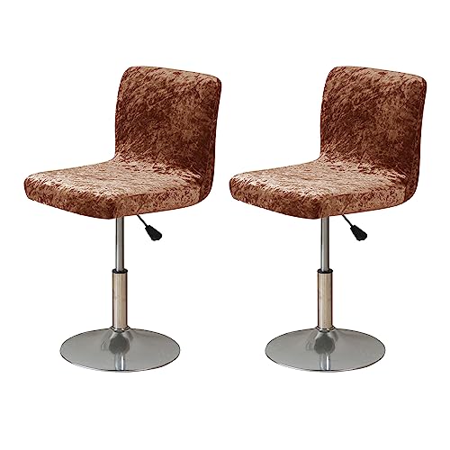 Stretch Barhocker Bezüge mit Rückenlehne Weicher Dicker Pannesamt Sitzbezug für Drehbare Barhocker Im Esszimmer Hochstuhl Bezug Schutz für Die Bar Heimtheke Stretch Barhocker Bezüge mit Rückenlehne Weicher Dicker Pannesamt Sitzbezug für Drehbare Barhocker Im Esszimmer Hochstuhl Bezug Schutz für Die Bar Heimtheke von Generic