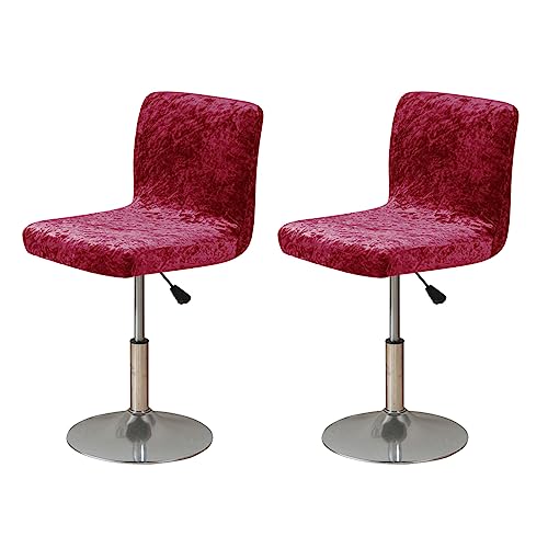 Stretch Barhocker Bezüge mit Rückenlehne Weicher Dicker Pannesamt Sitzbezug für Drehbare Barhocker Im Esszimmer Hochstuhl Bezug Schutz für Die Bar Heimtheke Stretch Barhocker Bezüge mit Rückenlehne Weicher Dicker Pannesamt Sitzbezug für Drehbare Barhocker Im Esszimmer Hochstuhl Bezug Schutz für Die Bar Heimtheke von Generic