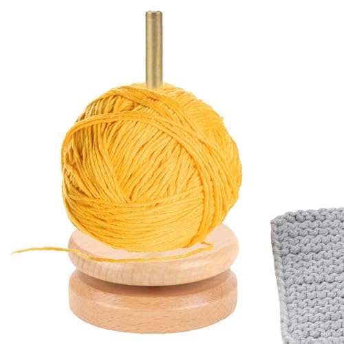 Strickgarnhalter - Holzgarnspinner, Garnroller, Häkelgarn, handgefertigtes Strickgarn, Aufbewahrungsständer für Strickgarn, Häkelgarn Strickgarnhalter - Holzgarnspinner, Garnroller, Häkelgarn, handgefertigtes Strickgarn, Aufbewahrungsständer für Strickgarn, Häkelgarn von Generic