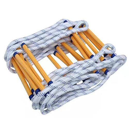 Strickleiter, Feuerleiter aus Epoxidharz, zusammenklappbar, Sicherheitsstrickleiter, 3 Meter Strickleiter, Feuerleiter aus Epoxidharz, zusammenklappbar, Sicherheitsstrickleiter, 3 Meter von Generic