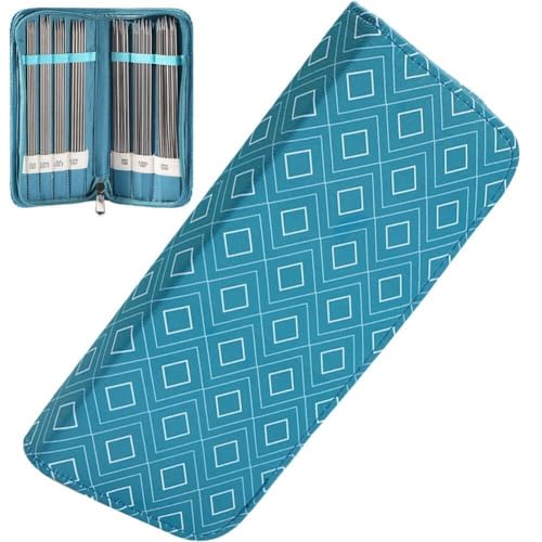 Stricknadeln Aufbewahrungsbeutel Häkchen Haken Organizer Hülle Leerer Organizer Halter Tragbare Nähwerkzeuge Für Verschiedene Strickzubehör von Generic
