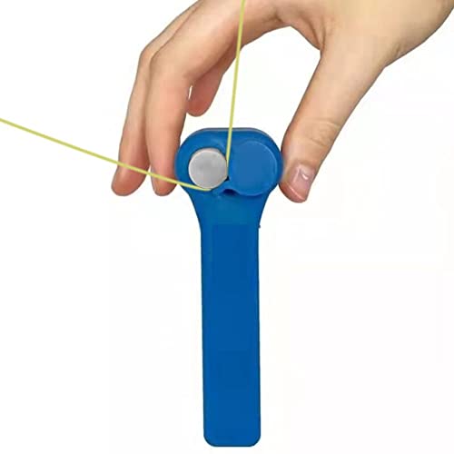 String Rope Propeller Handheld Rope String Controller Creative Rope Launcher Party Favor (Blau) von Generic