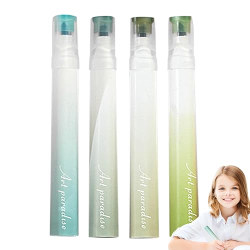 Studio-Textmarker, Markierungsmarker | 4 schnell trocknende und wischfreie helle Farbmarker, schnell trocknender heller Marker ohne Verschmieren, Farbmarker von Generic